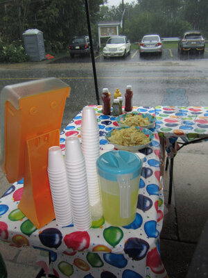 A little rain never hurt anyone!
