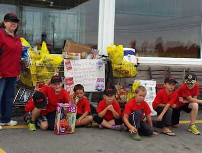 T-Ballers Food Drive
