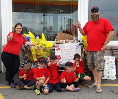 T-Ballers Food Drive
